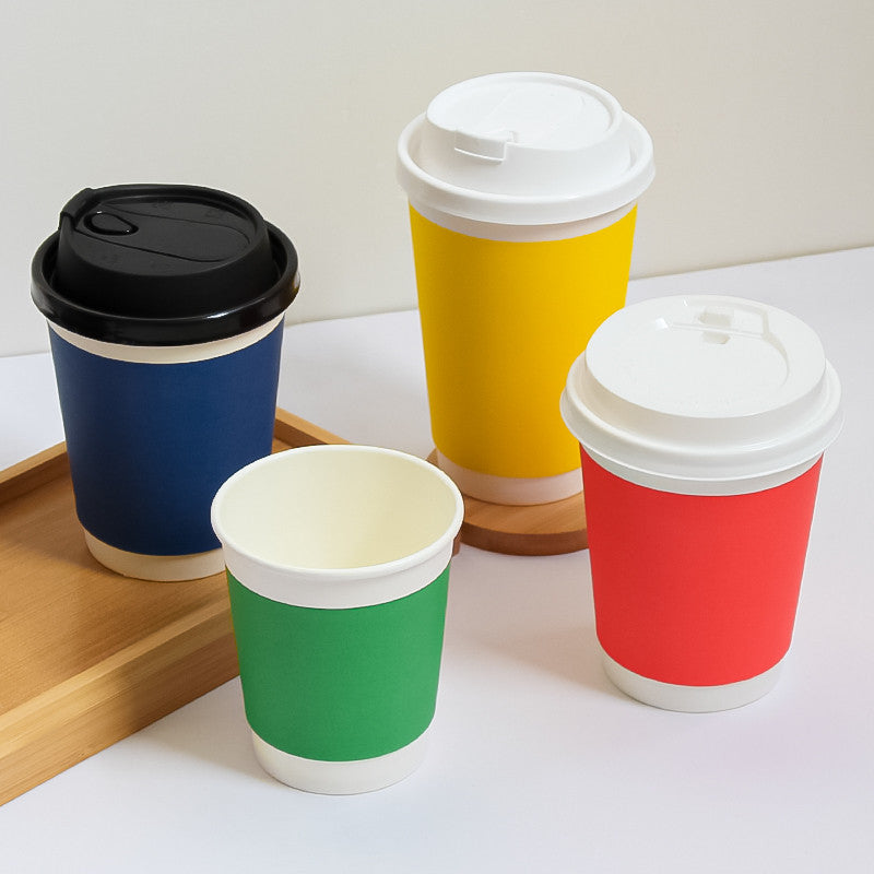 PACK 4 COLORES HOT CUPS CopoS + TAMPAS (310 ml )