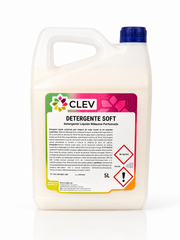 CLEV Soft Detergente liquido máquina perfumado - 5L